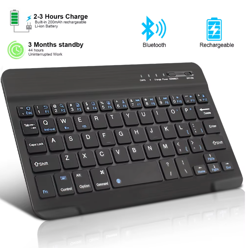 Bluetooth Wireless Keyboard Mini Keyboard For Laptop Tablet Phone ipad Rechargeable Gaming Keyboard For Android iOS Windows