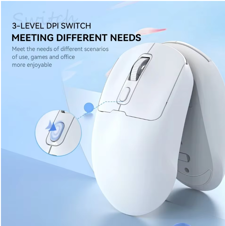 Wireless Rechargeable Mouse – Smooth Tracking, Silent Clicks & All-Day Comfort