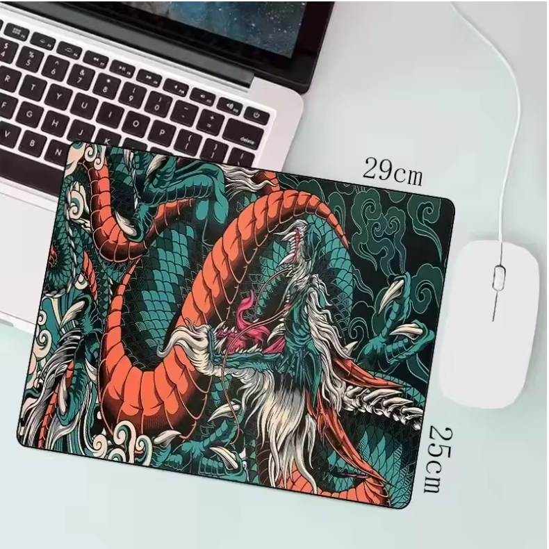 Japanese Dragon Gaming Mousepad Speed Desk Mat Anime Theme Keyboard Gamer Mouse Pad for Esports
