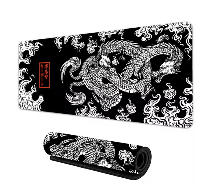 Japanese Dragon Gaming Mousepad Speed Desk Mat Anime Theme Keyboard Gamer Mouse Pad for Esports