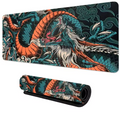 Japanese Dragon Gaming Mousepad Speed Desk Mat Anime Theme Keyboard Gamer Mouse Pad for Esports