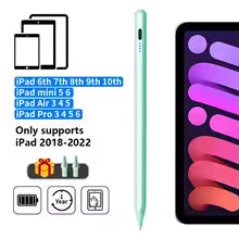 Apple Pencil 2 1 Palm Rejection Power Display iPad Accessories iPad 2022 2021 2020 2019 2018 Pro 11 12.9 Air Mini Stylus Pe